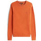 TOMMY HILFIGER - Regular Fit - Gebreide Pullover - Effen - Mix van Katoen en Kasjmier