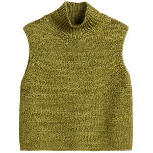 Marc O'Polo - Trui - Groen Gemêleerd - Knitwear - Mouwloos