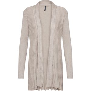 Freequent Gebreid vest 'CLAUDISSE'  beige / taupe