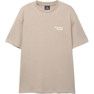 Pull&Bear Shirt  sand / grijs / antraciet / wit