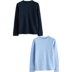 Next Shirt  navy / lichtblauw