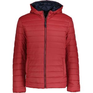 Lerros - Lichte Gewatteerde Jas - Rood - Met Capuchon - Ritssluiting