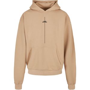 Merchcode Sweatshirt 'Think Different'  donkerbeige / zwart