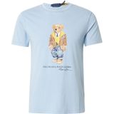 Polo Ralph Lauren Shirt  lichtblauw / bruin / cappuccino / geel