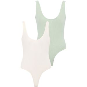 Williot Top  ecru / lichtgroen