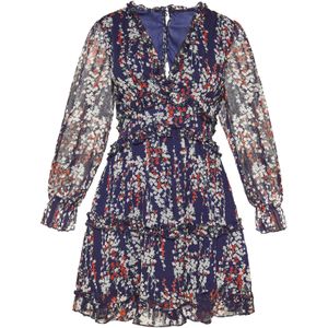 FELIPA Jurk 'Fashion Look'  lichtblauw / donkerblauw / rood / wit