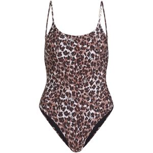 Karl Lagerfeld Badpak  kastanjebruin / donkerbruin / zwart / wit