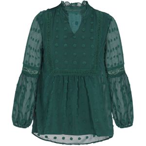 NAEMI Blouse  donkergroen