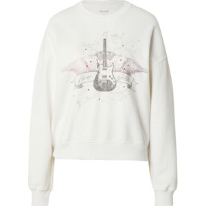 HOLLISTER Sweatshirt 'IZZY LANE'  taupe / lichtrood / wit