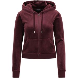 Juicy Couture Tall Sweatvest 'ROBERTSON'  donkerrood