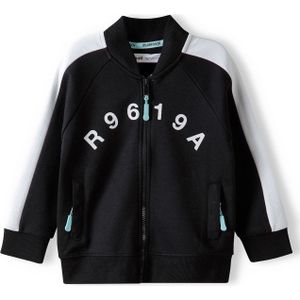 MINOTI Sweatvest  zwart / wit