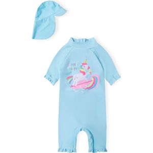 MINOTI UV-bescherming  lichtblauw / pink / wit