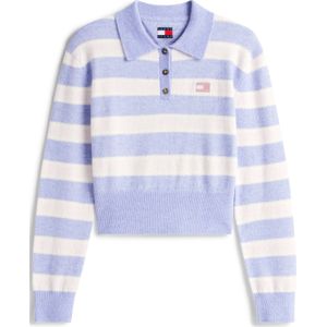 Tommy Jeans Trui  lavendel / wit