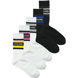 JACK & JONES Sokken 'JACLUCAS'  geel / grijs / zwart / wit