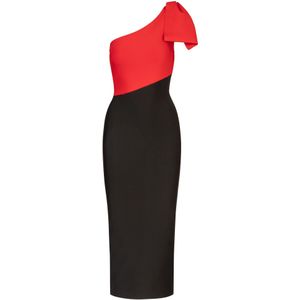 Kraimod Avondjurk  rood / zwart