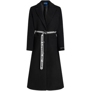 KARL LAGERFELD JEANS Tussenmantel  zwart / wit