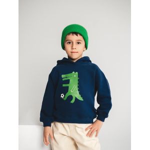SATURNDAY Sweatshirt 'Krokodil Football'  blauw