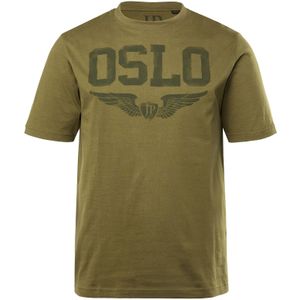 JP1880 Shirt  kaki / donkergroen