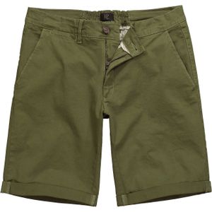 JP1880 Broek 'Bermuda'  olijfgroen