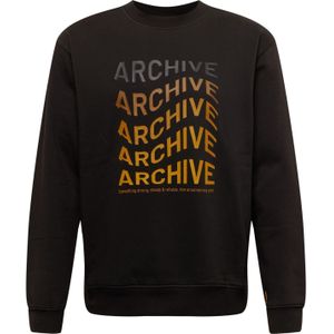 !Solid Sweatshirt 'Darcio'  koper / geel / antraciet / zwart