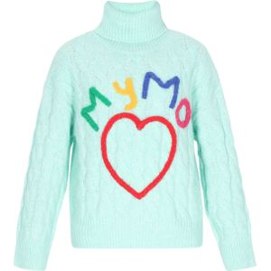 MYMO Trui  blauw / geel / mintgroen / rood
