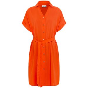LASCANA Blousejurk  oranjerood