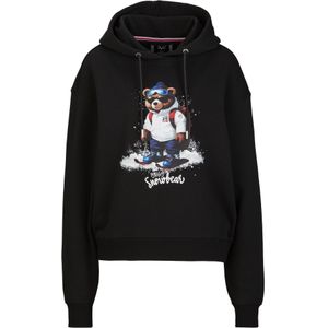 19V69 ITALIA Sweatshirt 'Kara Wintergames'  blauw / zwart / wit