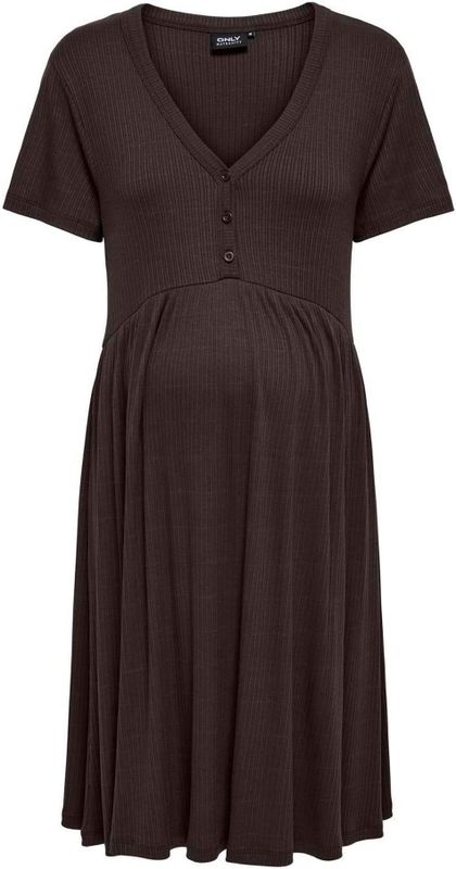 Olmcamoni - Korte Jurk - V-Hals - Korte Mouwen - Regular Fit