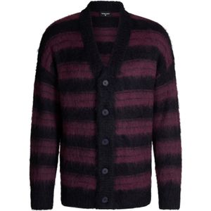 STRELLSON Gebreid vest 'Alpay'  navy / lila