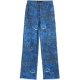 Desigual - Paisley Keperbroek - Blauw - Lange Broek - Recht