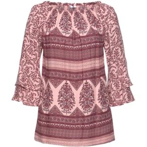 LASCANA Blouse  gemengde kleuren / oudroze