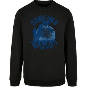 F4NT4STIC Sweatshirt 'Hawaii Surf Beach Summer'  blauw / zwart