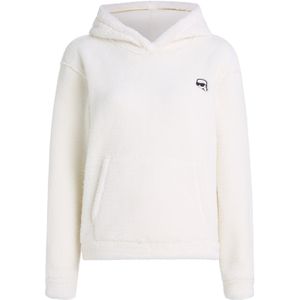 Karl Lagerfeld Sweatshirt 'IKON'  zwart / wit / offwhite