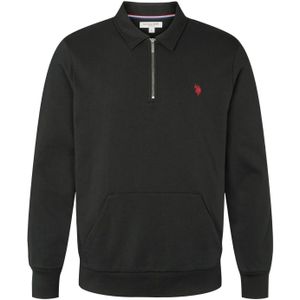 U.S. POLO ASSN. Trui 'Theodor'  zwart