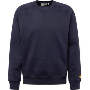Carhartt WIP - Chase Sweatshirt - Donker Marineblauw - Zwaargewicht Katoen