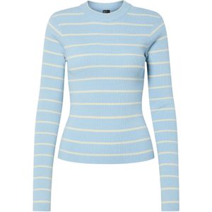 PIECES Trui  lichtblauw