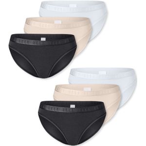 ELLE Slip  beige / zwart / wit