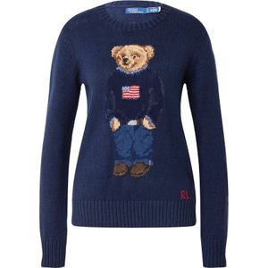 Polo Ralph Lauren - Polo Bear Pullover - Blauw - Katoen/Linnen - Dames