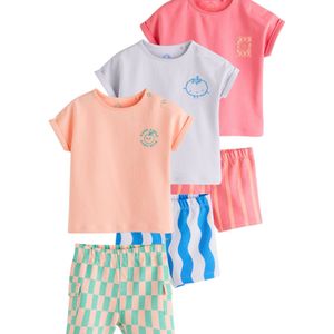 Next Set  blauw / groen / oranje / wit