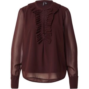 VERO MODA Blouse 'VMDORA'  chocoladebruin
