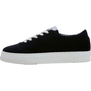 Algori San Pietro - Hoge Sneakers - Gestreept Linnen - Witte Rubberen Zool