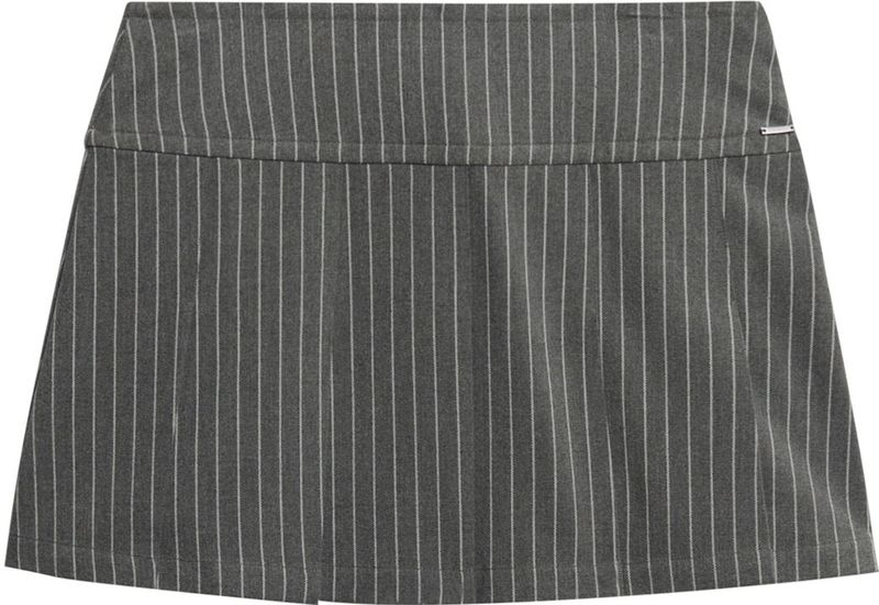 Superdry - Pinstripe Pleat Mini - Rok