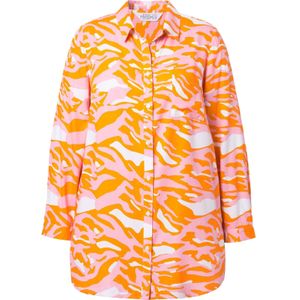 Studio Untold Blouse  oranje / rosa / wit