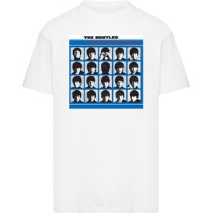 F4NT4STIC Shirt 'The Beatles Retro'  blauw / rood / zwart / wit