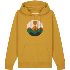 Watapparel Sweatshirt 'Geometric Landscape 2'  oker / gemengde kleuren
