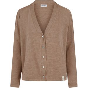 Cotton Candy Gebreid vest  beige