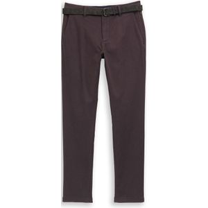TOM TAILOR Chino 'Travis'  donkerbruin