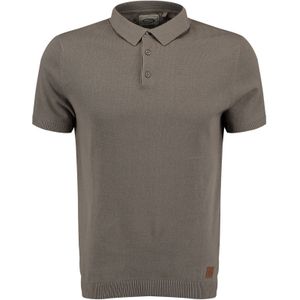 KEY LARGO - Poloshirt - Gebreide Look - Katoen - Sportieve Sluiting