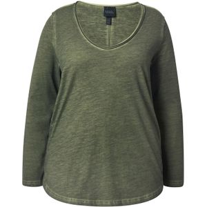 Ulla Popken Shirt  olijfgroen