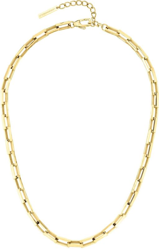 LIEBESKIND Berlin Halsketting - Roestvrij Staal - IP Goud Gepolijst - 45 cm